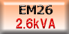 EM26 2.6kVA